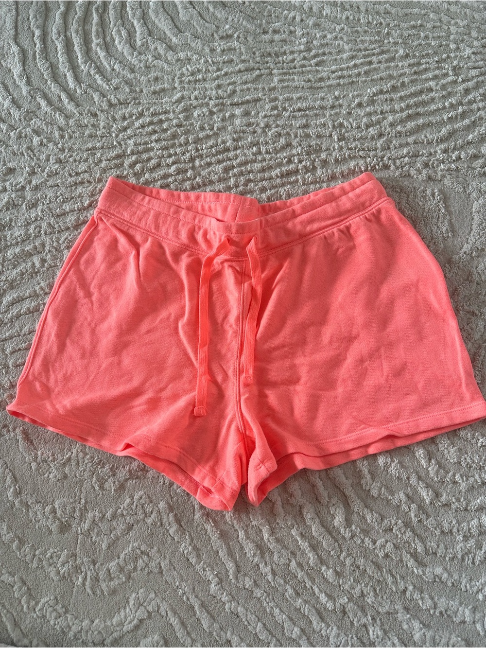 GAP Neon Coral Athletic Lounge Shorts with Drawstring